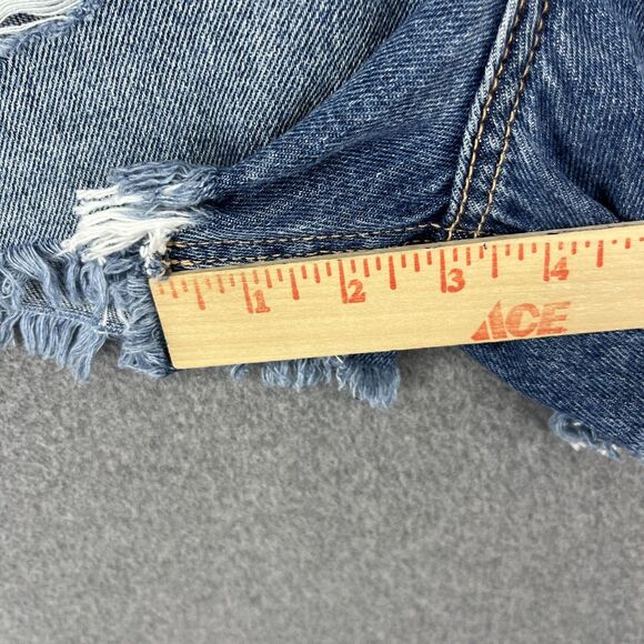 Hollister Shorts Womens 9 W29 Ultra High Rise Vintage Relaxed Mom Distressed - Picture 8 of 15